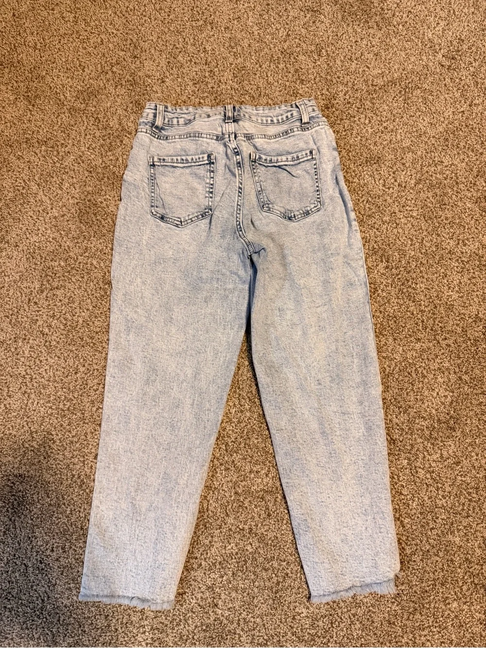 Time and Tru Light Blue High-Rise Straight Jeans